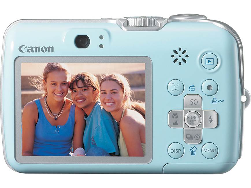 Canon PowerShot E1 (Blue) 10-megapixel camera with 4X optical zoom