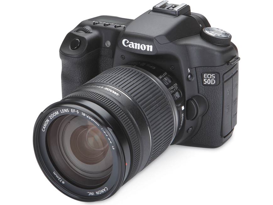 Canon EOS 50D Kit 15.1-megapixel digital SLR camera with 18-200mm