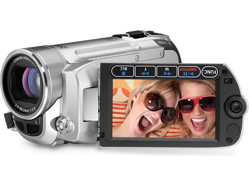 Canon ビデオカメラ FS 10 Canon FS10 8GB flash memory camcorder at Crutchfield