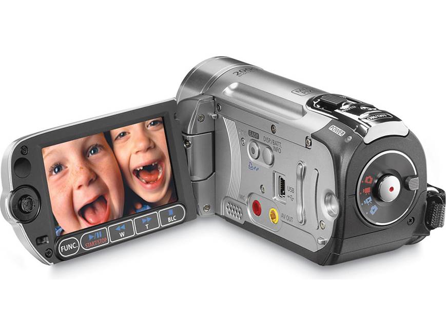 Canon FS100 (Moonstone Silver) SD™ memory card camcorder