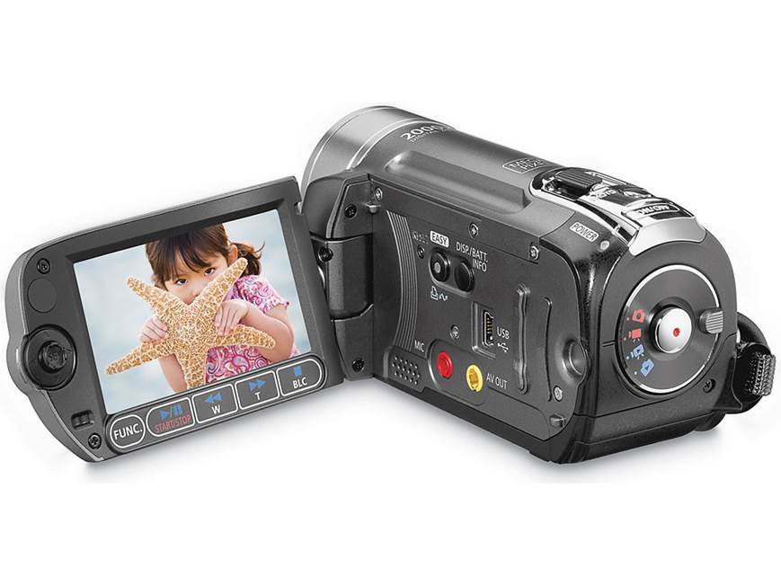 Canon FS11 16GB flash memory camcorder at Crutchfield