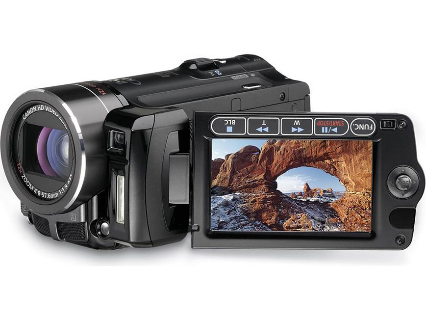 Canon VIXIA HF10 16GB HD flash memory camcorder at Crutchfield