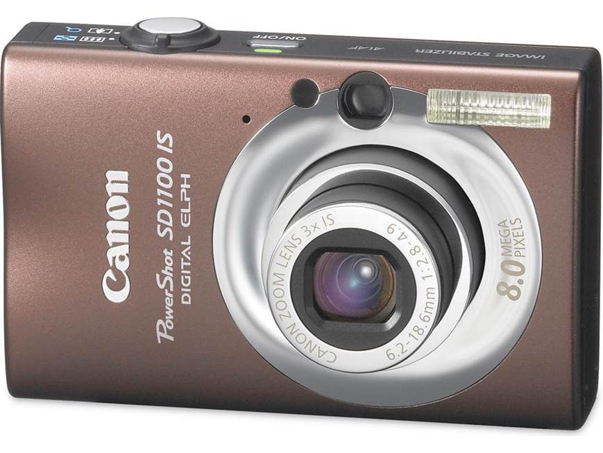 Canon PowerShot SD1100 IS (Brown) 8-megapixel digital camera with