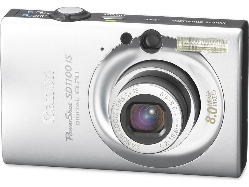 Canon PowerShot SD1100 IS (Gold) 8-megapixel digital camera with