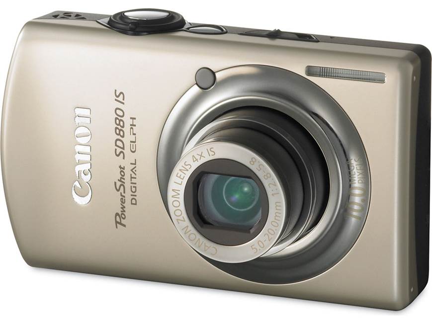 Canon PowerShot SD880 IS (Gold) 10-megapixel digital camera with