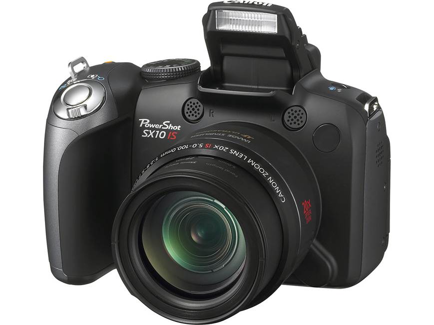 Canon PowerShot SX10 IS 10-megapixel digital camera with 20X