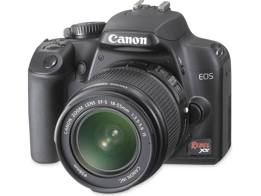 Canon EOS Rebel XS Kit 10.1-megapixel digital SLR camera with 18
