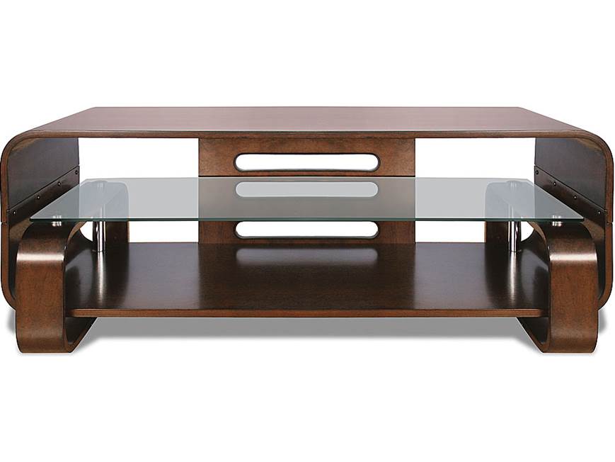 Bell'O WAVS-341 Bent wood audio/video cabinet for TVs up to 56