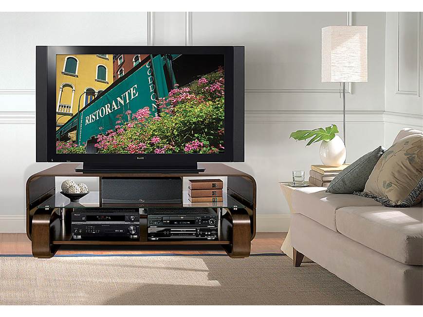 Bell'O WAVS-341 Bent wood audio/video cabinet for TVs up to 56