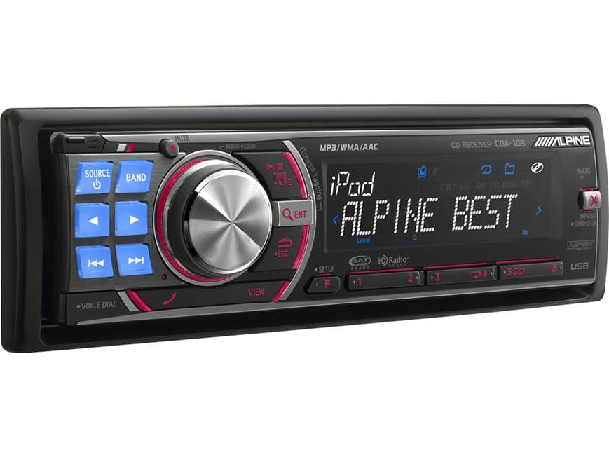 Alpine CDA-105 CD receiver at Crutchfield