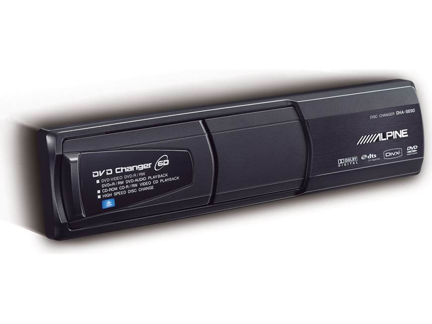 Alpine DHA-S690 6-disc DVD changer for Alpine receivers at Crutchfield