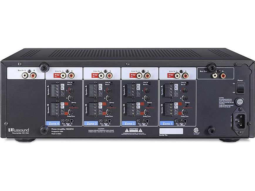 Russound R850MC 8-channel multi-room power amplifier at Crutchfield