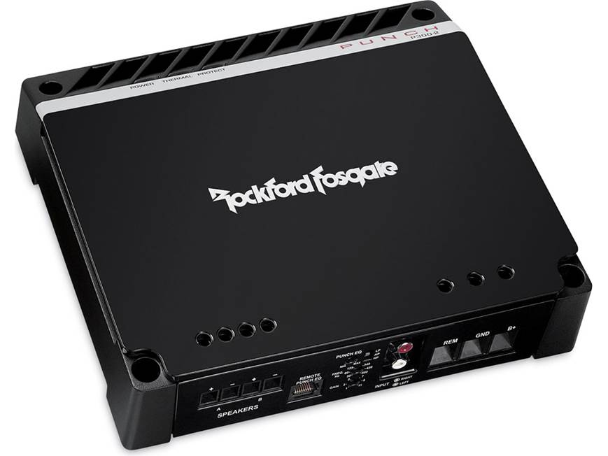 Rockford Fosgate Punch P300-2 2-channel car amplifier — 75W RMS x