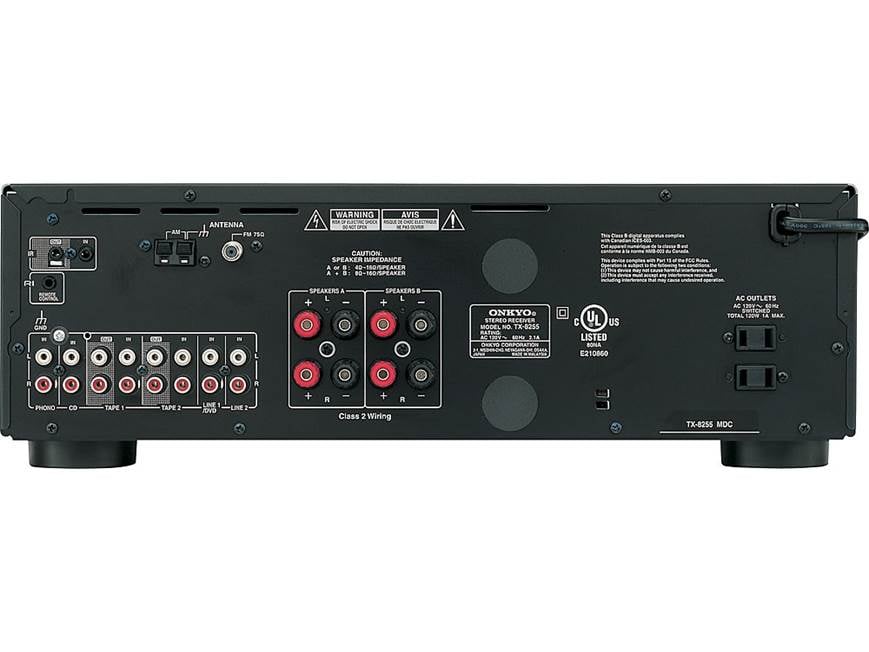 Onkyo TX-8255 Stereo receiver at Crutchfield