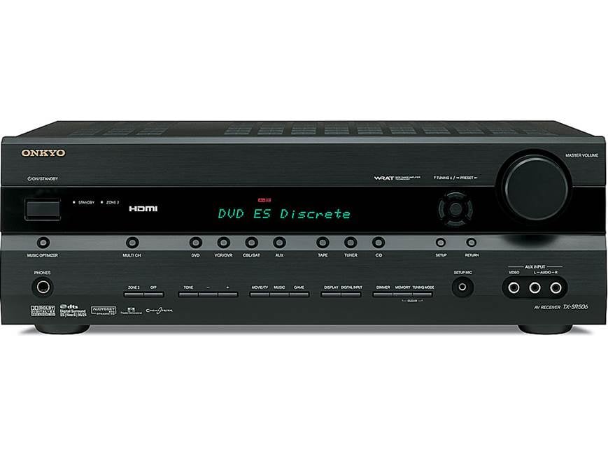 Onkyo TX-SR506 (Black) Home theater receiver with HDMI switching