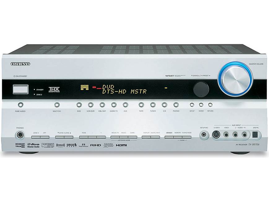Onkyo TX-SR706 (Silver) THX Select2™ Plus home theater receiver