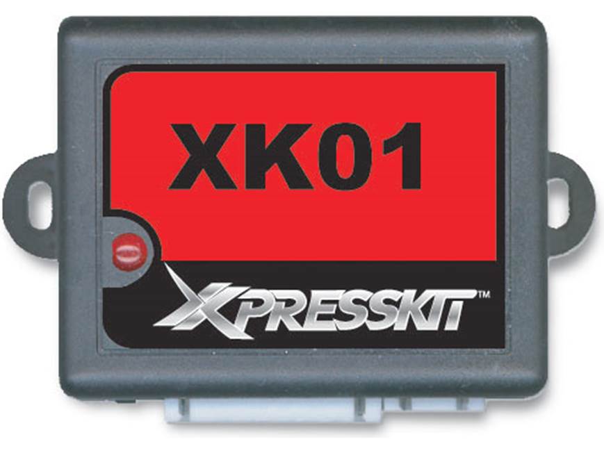 XpressKit XK01 Interfaces with the factory door lock and alarm