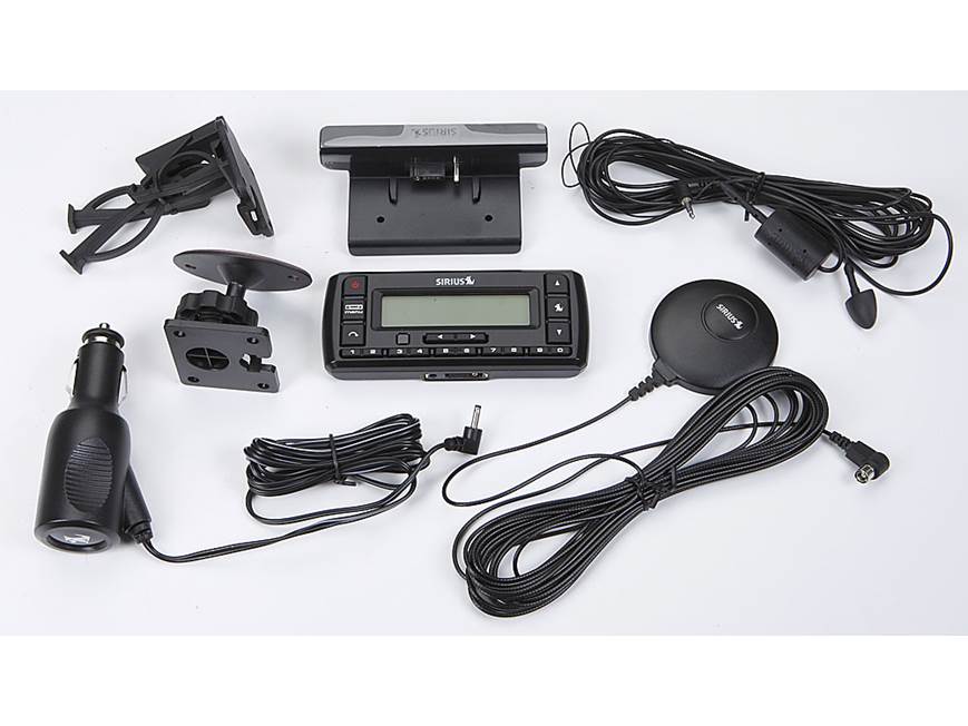 SIRIUS Stratus 5 Dock & Play satellite radio with car accessories