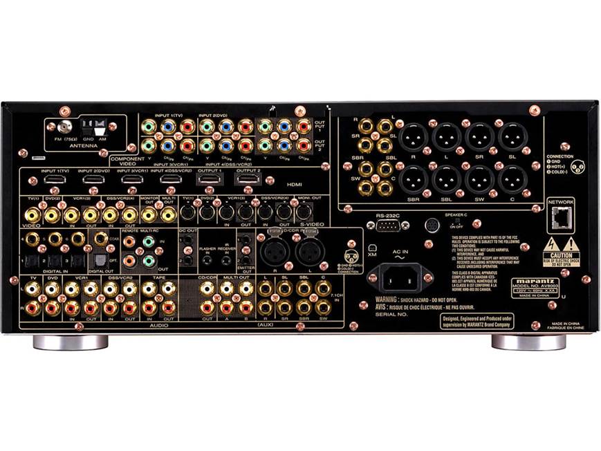 Marantz AV8003 Audio/video surround sound preamplifier at Crutchfield