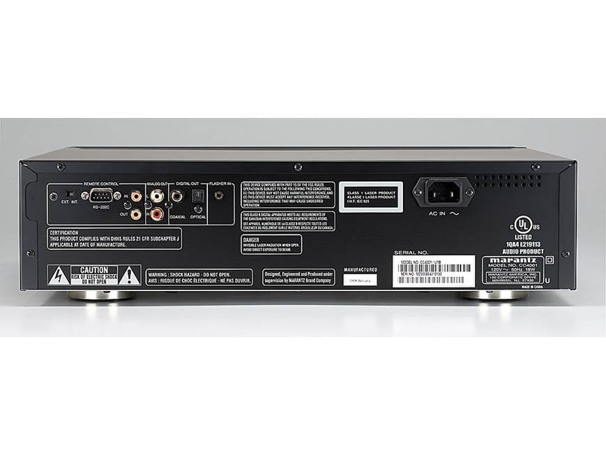 Marantz CC4001 5-disc CD changer at Crutchfield
