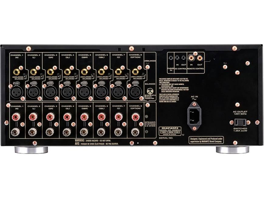 Marantz MM8003 8-Channel power amplifier at Crutchfield