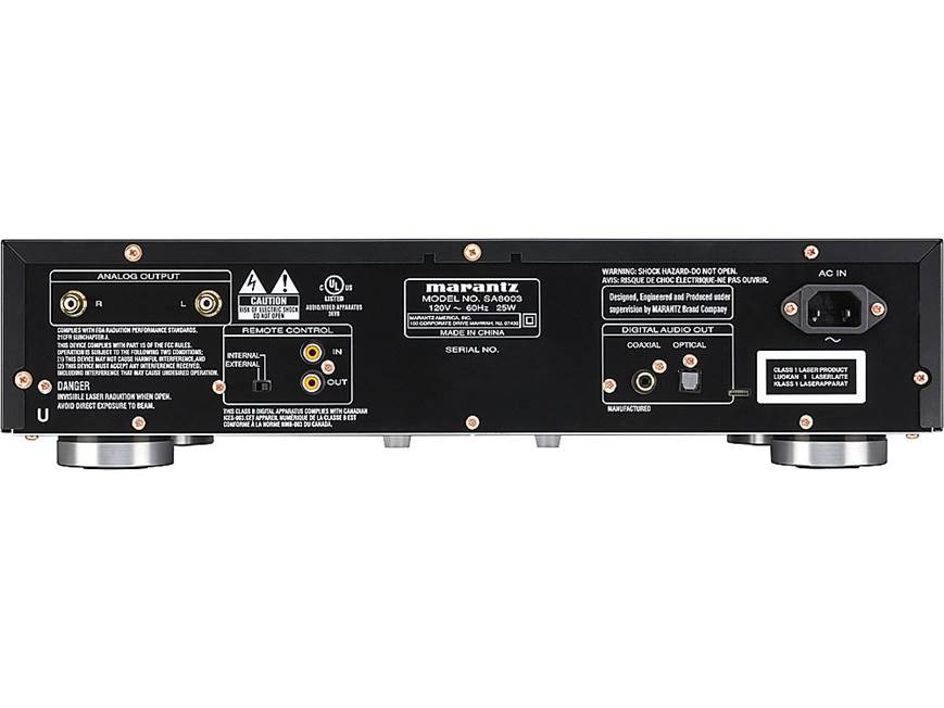 Marantz SA8003 Stereo SACD/CD player at Crutchfield