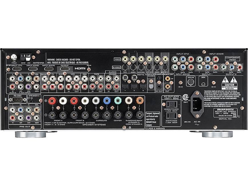 Marantz SR5003 Home theater receiver with HDMI switching and video