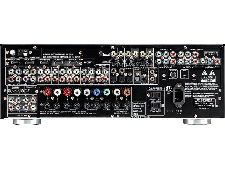 Marantz SR6003 Home theater receiver with HDMI switching and video