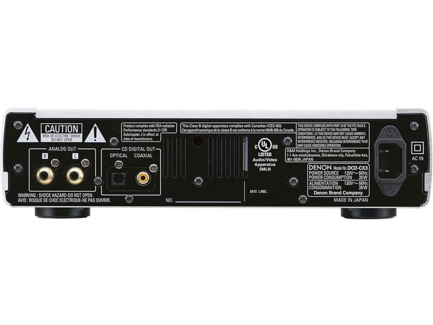 Denon CX3 CD/SACD/AM/FM component shelf system at Crutchfield