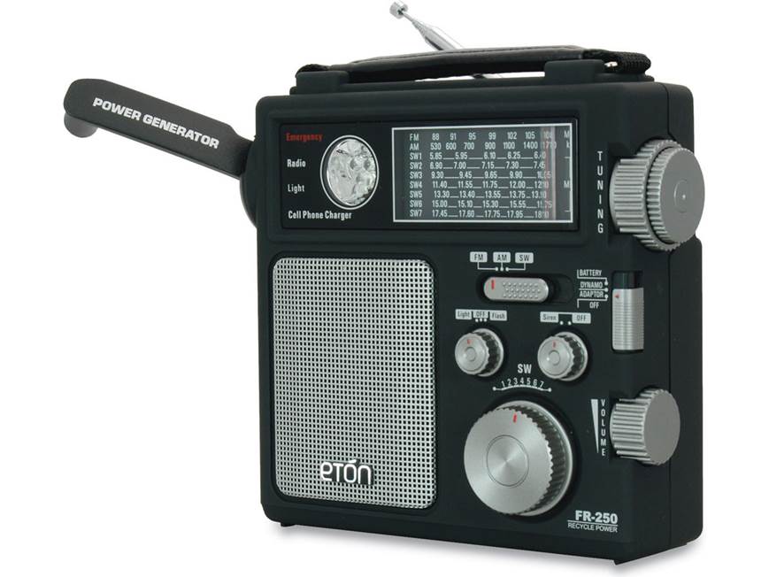 テレビ Qriom HANDY GENERATOR AM/FM RADIO 1SEG 山善 キュリオム 手回し充電テレビ/ラジオ YTM-RTV200(W)