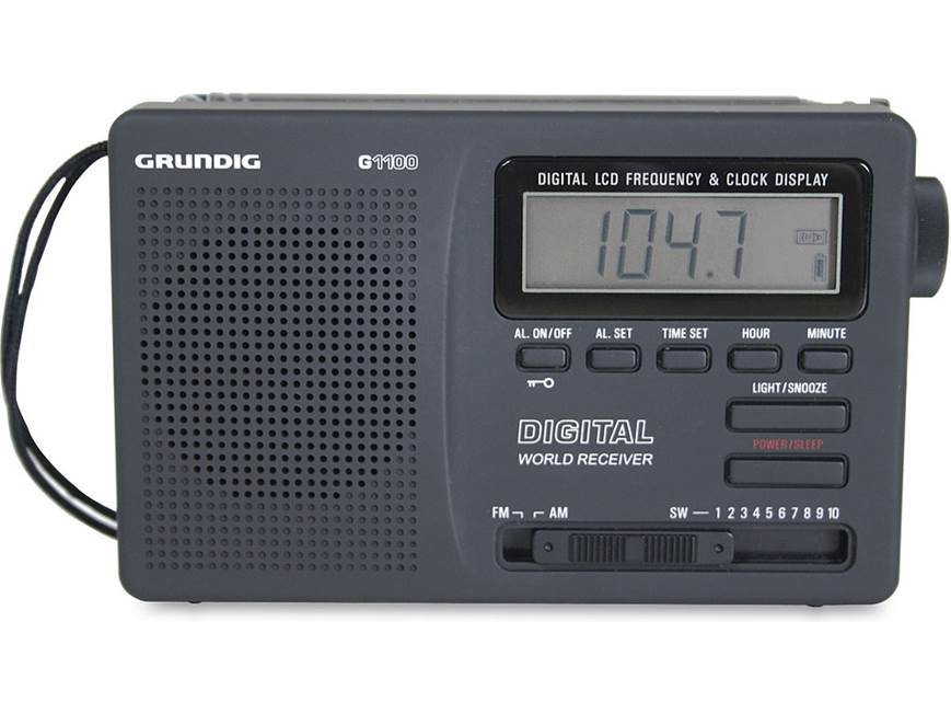 Grundig G1100 Portable AM/FM/shortwave radio at Crutchfield