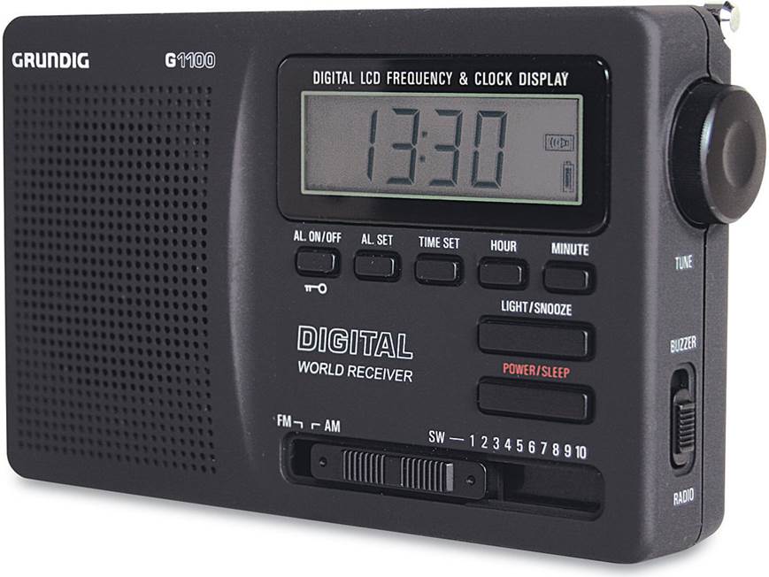 Grundig G1100 Portable AM/FM/shortwave radio at Crutchfield