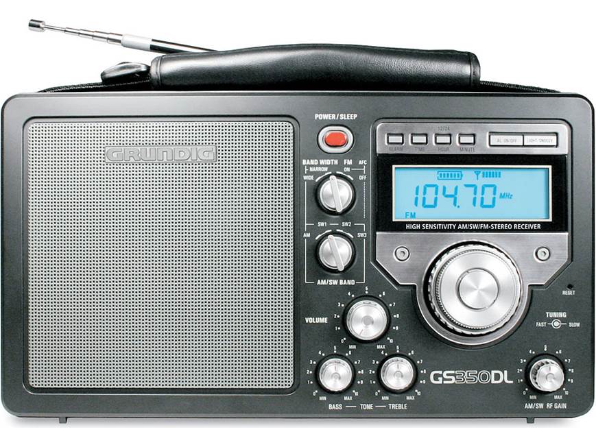 Grundig GS350DL Portable AM/FM/shortwave radio at Crutchfield