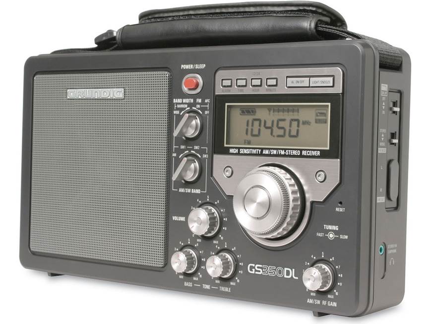 Grundig GS350DL Portable AM/FM/shortwave radio at Crutchfield