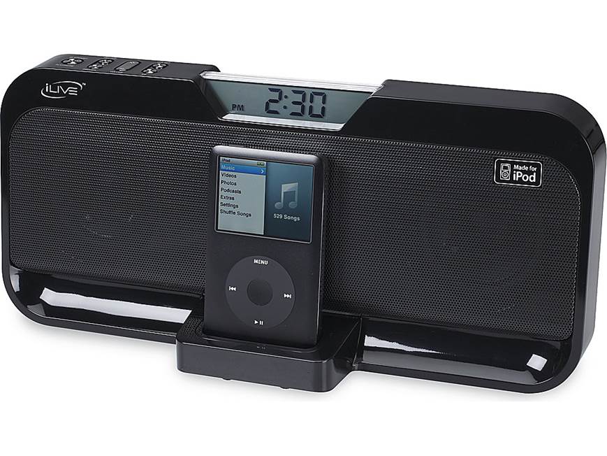 iLive IS208B Powered speaker system for iPod® at Crutchfield