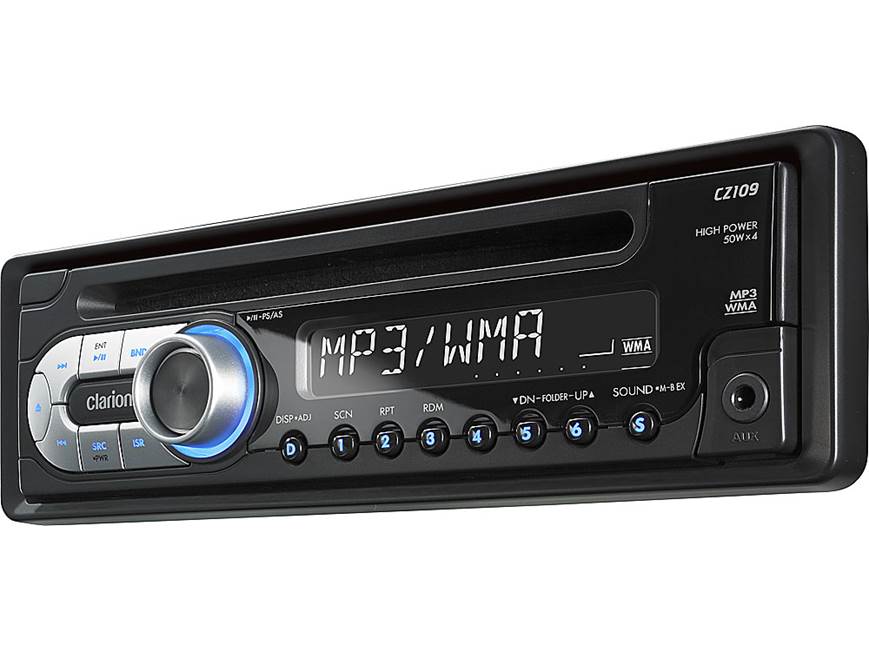 Clarion CZ109 CD receiver at Crutchfield