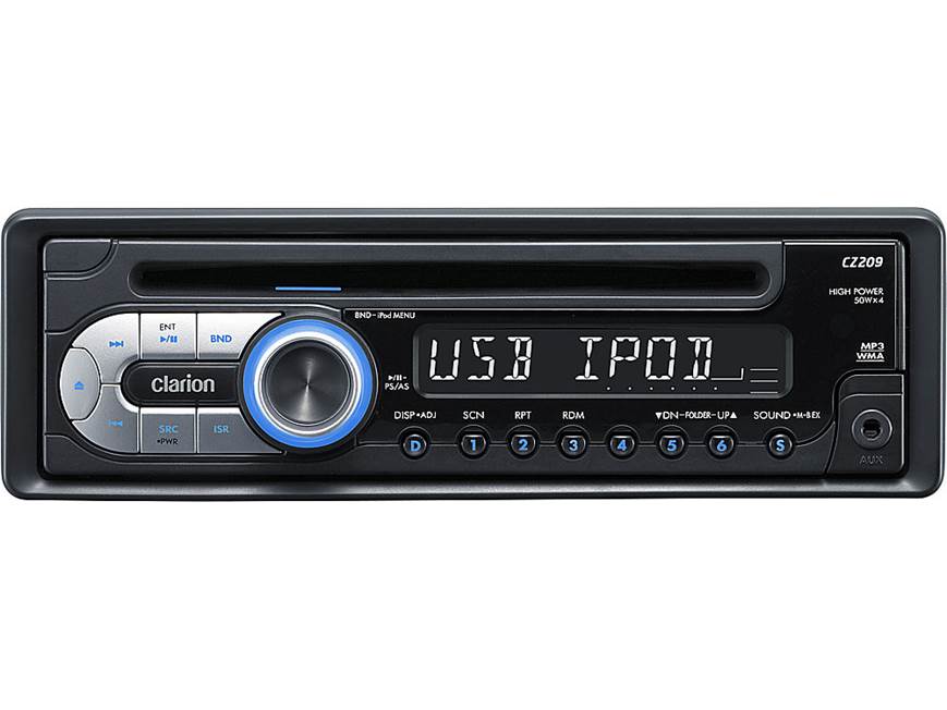 Clarion CZ209 CD receiver at Crutchfield