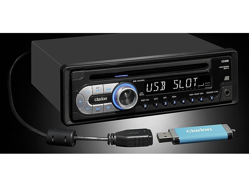 Clarion CZ209 CD receiver at Crutchfield