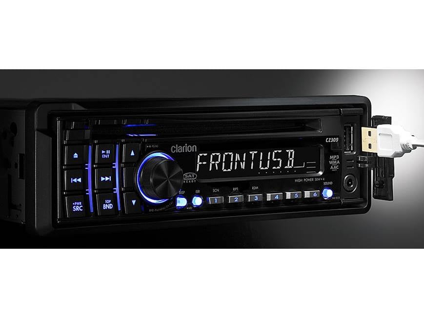 Clarion CZ309 CD receiver at Crutchfield