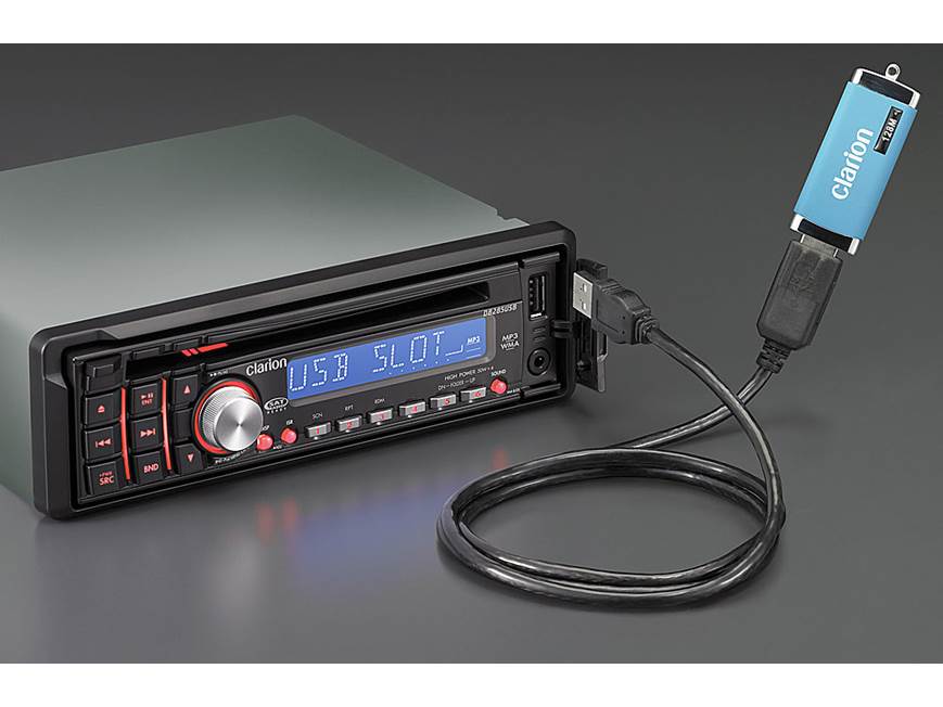 Clarion DB285USB CD receiver at Crutchfield