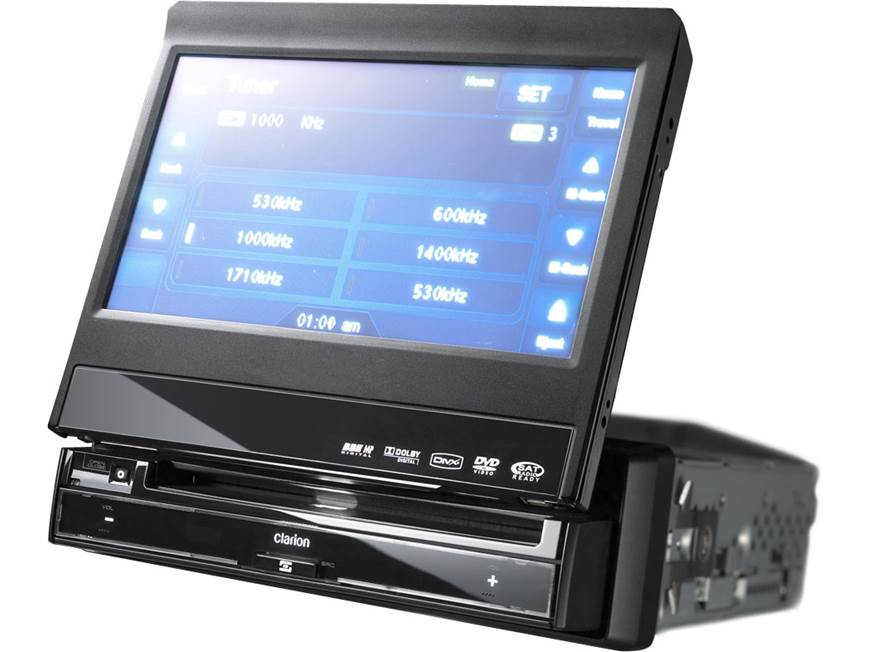 Clarion VZ509 DVD receiver at Crutchfield