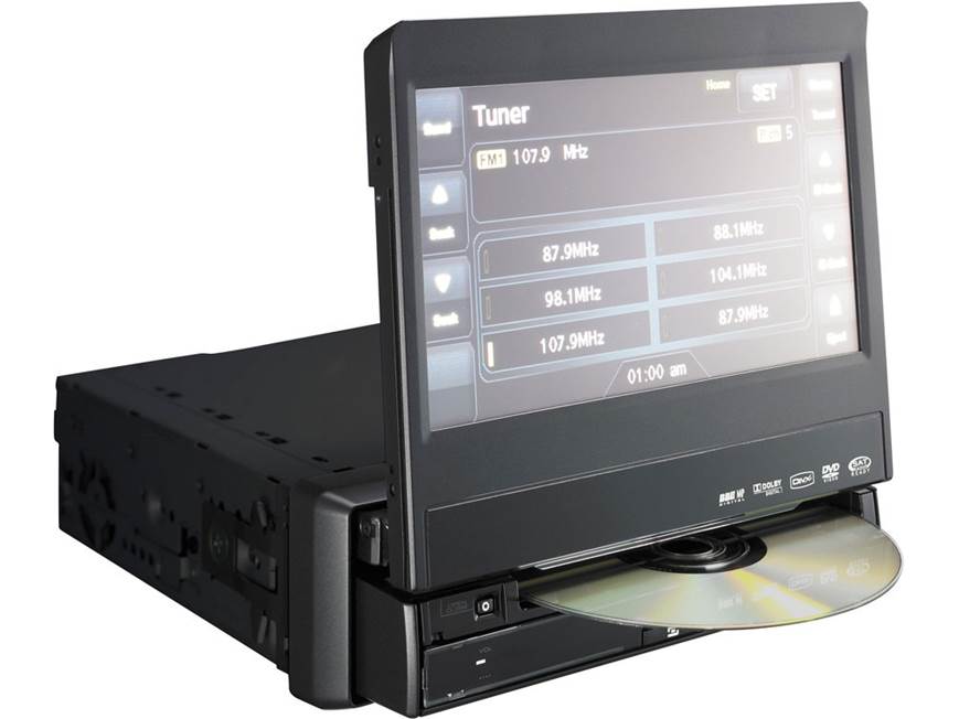 Clarion VZ509 DVD receiver at Crutchfield