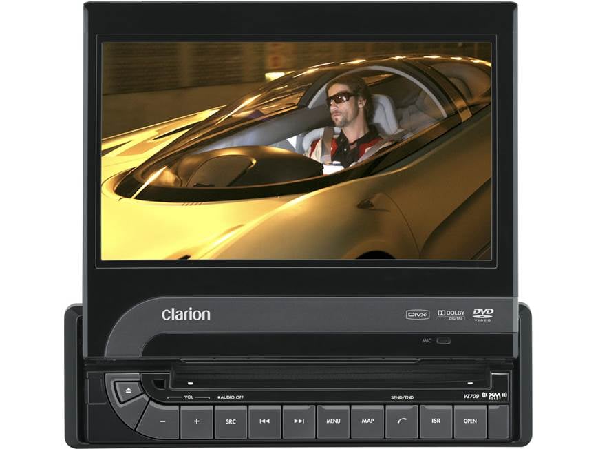 Clarion VZ709 DVD receiver at Crutchfield