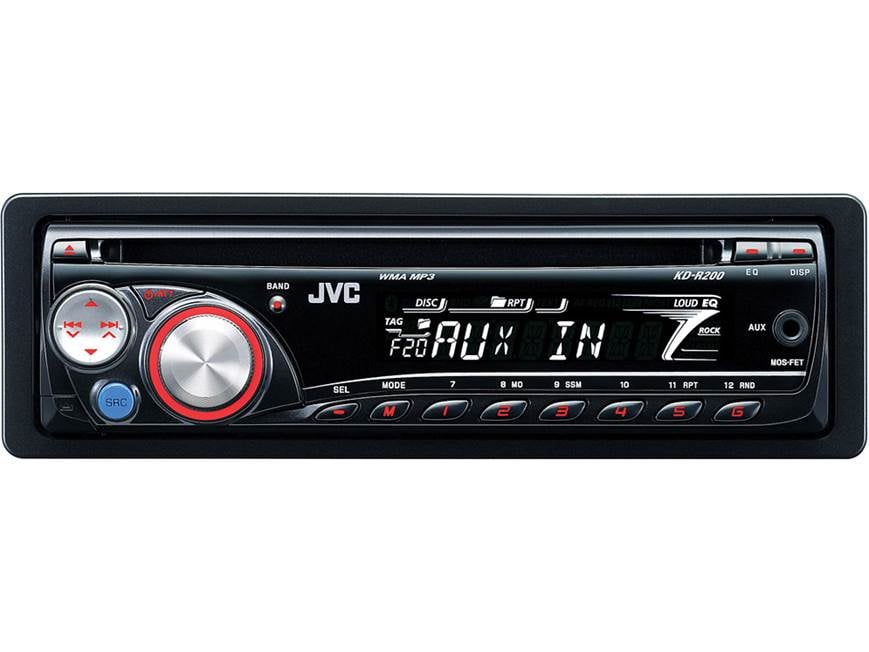 JVC KD-R200 CD receiver at Crutchfield
