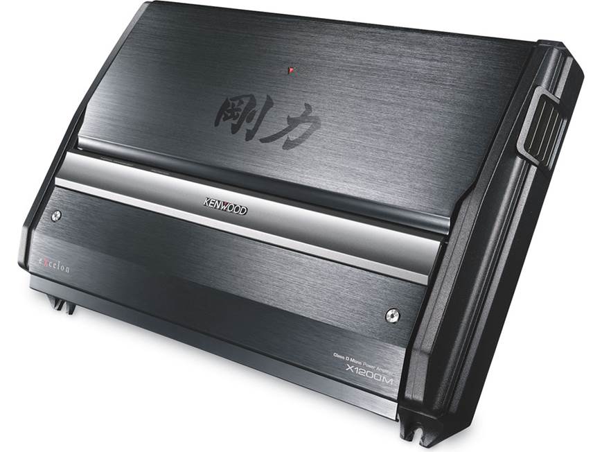 KENWOOD X1200M パワーアンプ Kenwood Excelon X1200M Mono subwoofer amplifier — 1,200 watts RMS