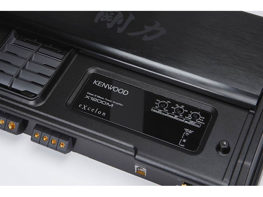 Kenwood Excelon X1200M Mono subwoofer amplifier — 1,200 watts RMS
