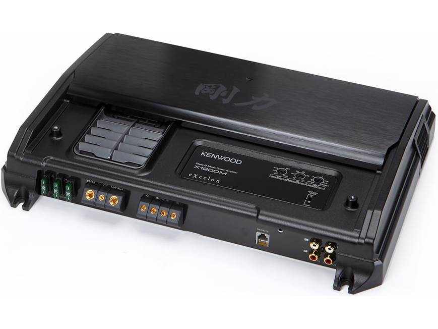 Kenwood Excelon X1200M Mono subwoofer amplifier — 1,200 watts RMS