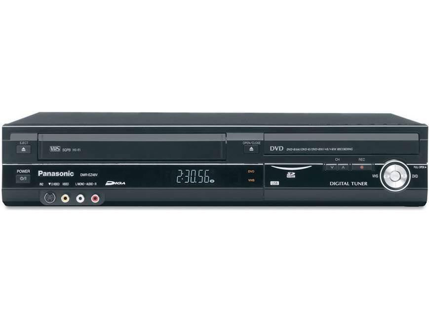Panasonic DMR-EZ48VK DVD recorder/HiFi VCR combo with built-in