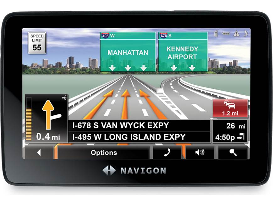 Navigus Device NAVIGON® 7200T Portable navigator with free traffic-information service ...