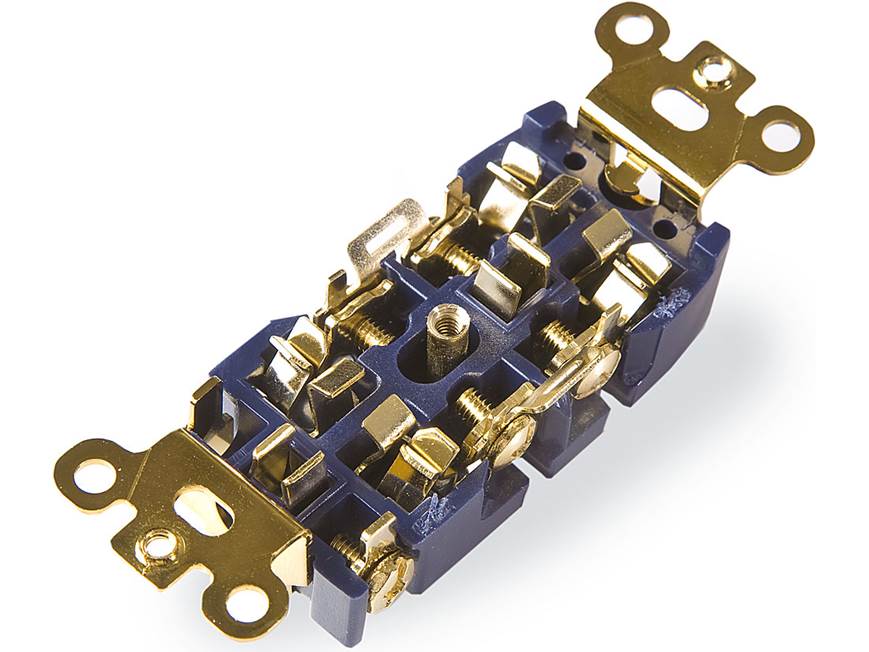 PS Audio Power Port Premier Premium AC receptacle at Crutchfield